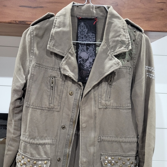 Miss Me studded jacket M - Picture 5 of 13